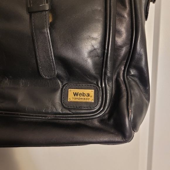 Weba leather handmade vintage soft bag briefcase - Picture 15 of 16